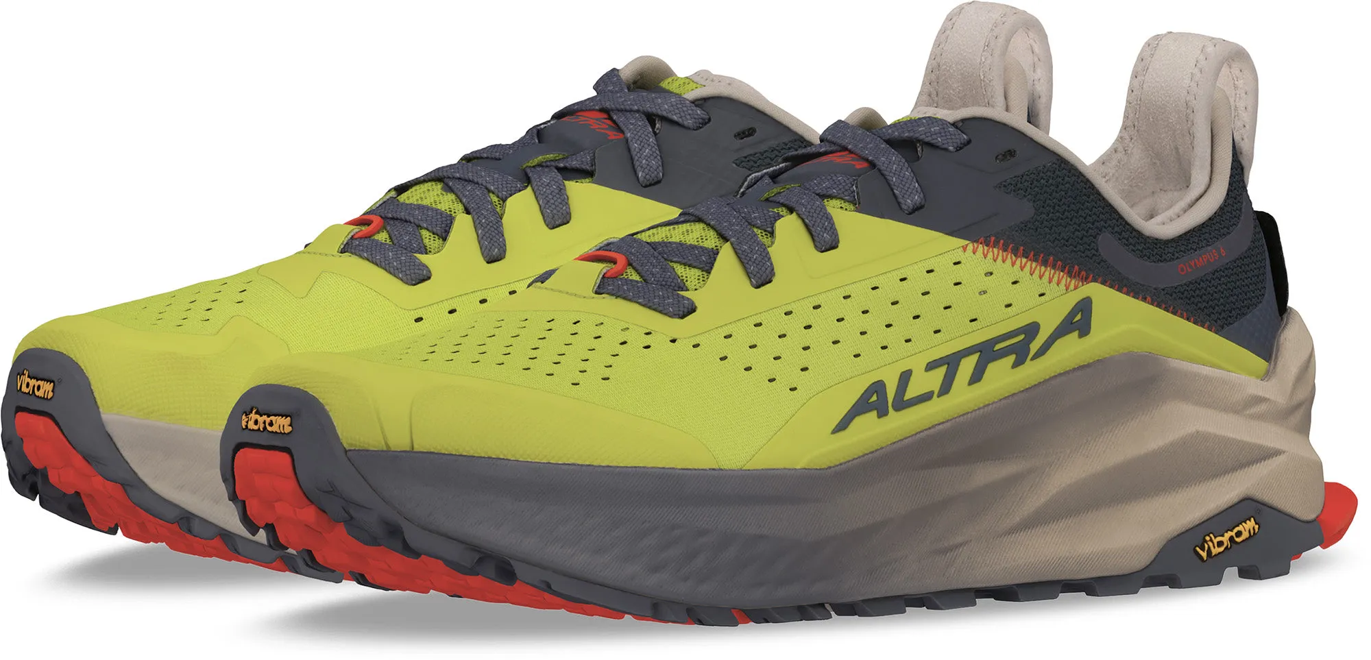 Altra Olympus 6 Mens Trail Running Shoes - Green Mens Trail Trainers