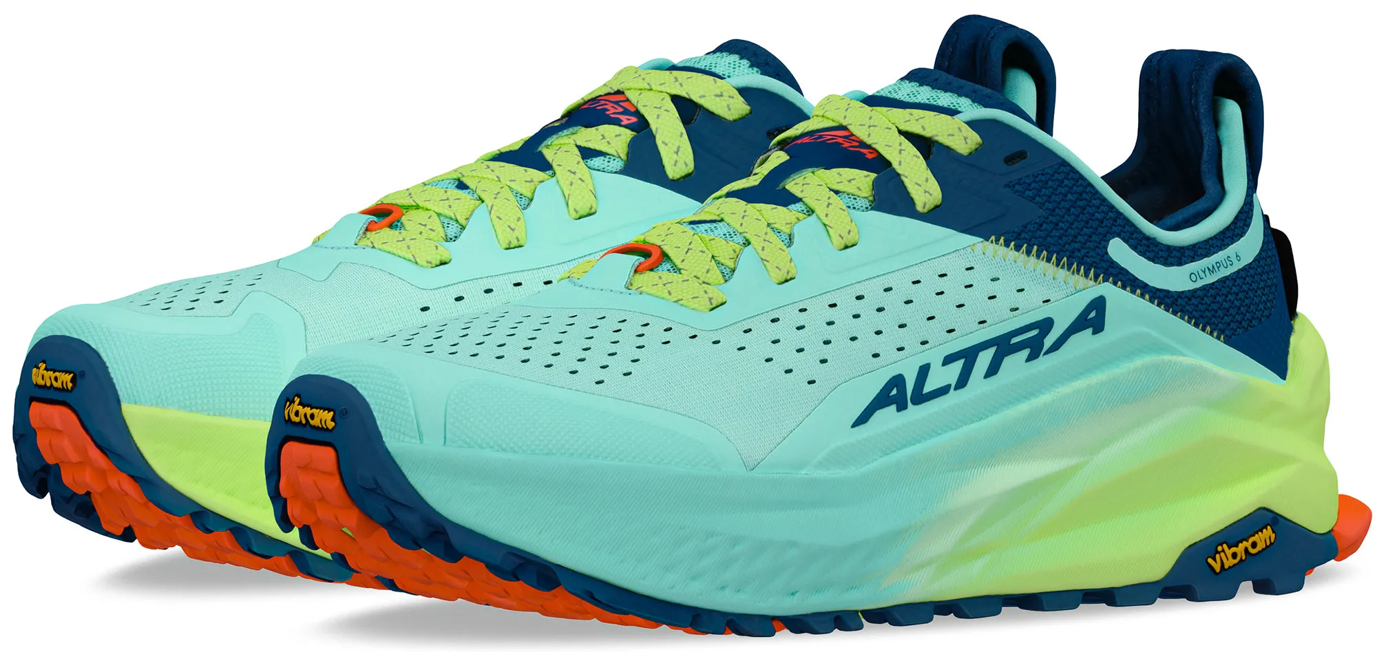 Altra Olympus 6 Womens Trail Running Shoes - Green Womens Performance Shoes