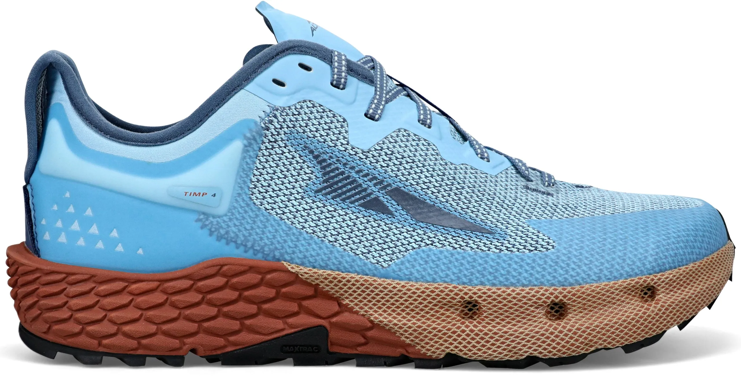 Altra Timp 4 Mens Trail Running Shoes - Blue Altra men's shoe styles