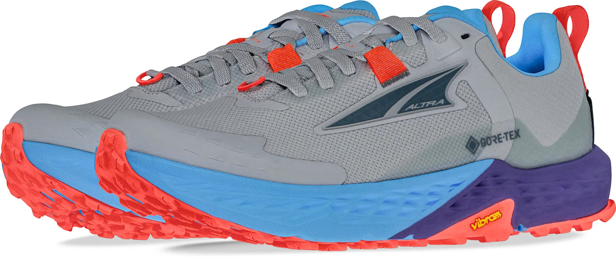 Altra Timp 5 GORE-TEX Womens Trail Running Shoes - Grey Womens Performance Shoes