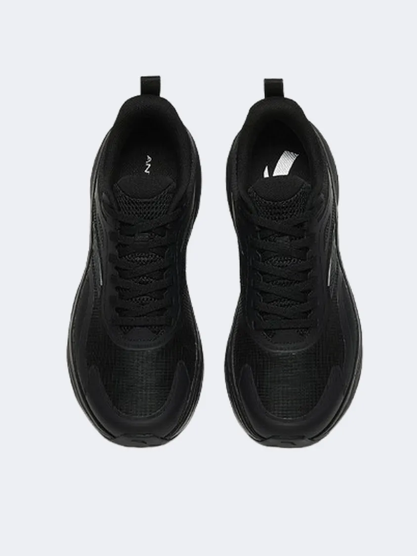 Anta Basic Men Running Sneakers Black Mens Urban Style Comfort Shoes
