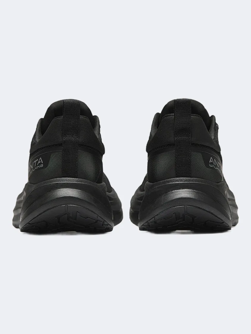 Anta Commute Men Training Shoes Black Mens Urban Style Comfort Shoes