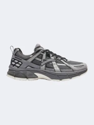 Anta Retro Men Running Sneakers Grey/Black/Sandstorm Essential mens casual shoes for comfort