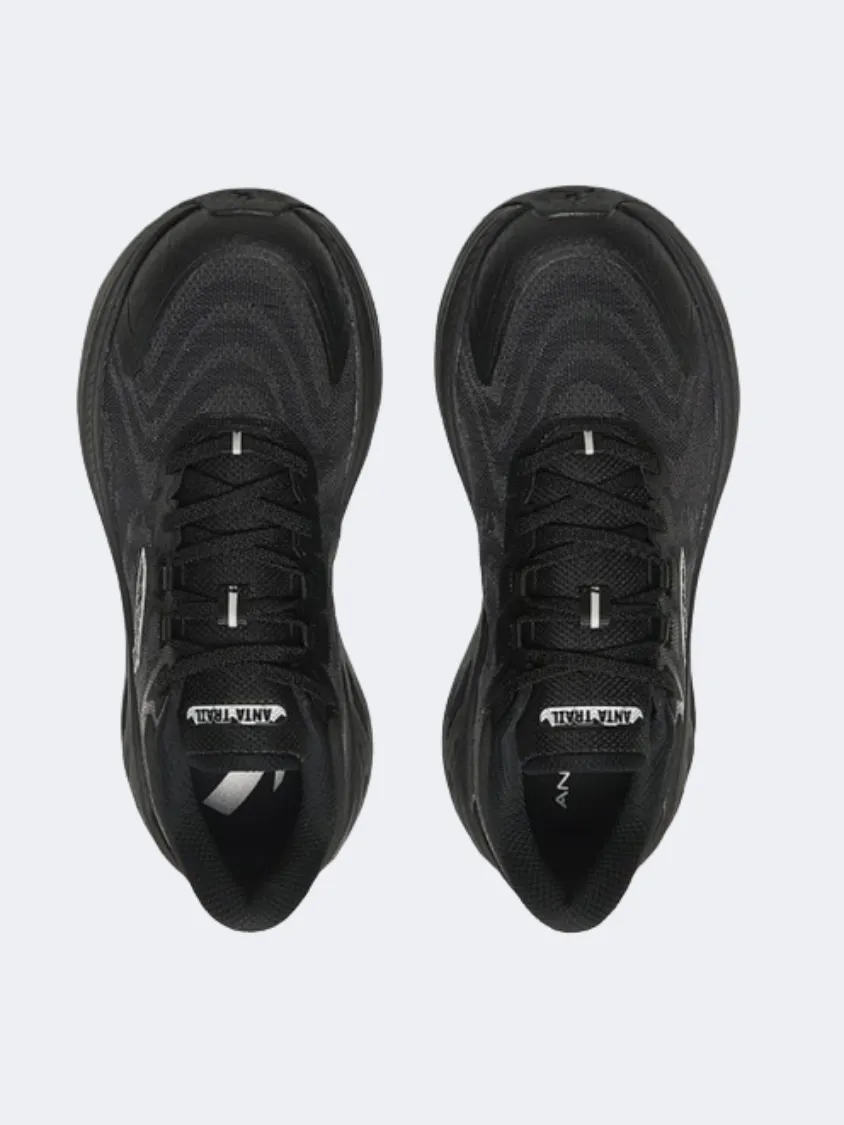 Anta Wanderer Men Running Shoes Black/Grey Mens Casual Everyday Sneakers