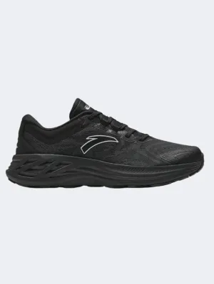 Anta Wanderer Men Running Shoes Black/Grey Mens shoes for everyday urban style
