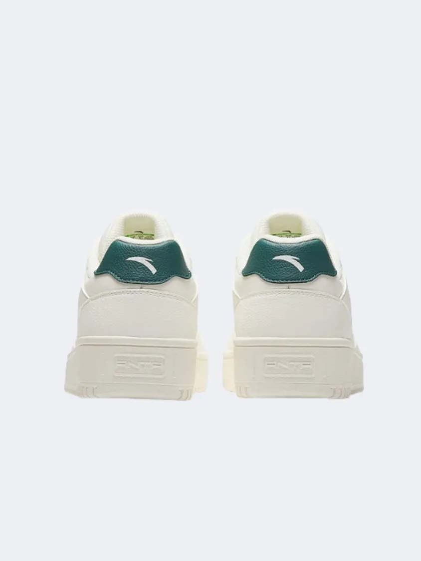 Anta X Game Classic Men Lifestyle Sneakers Beige/Green Mens Urban Style Comfort Shoes