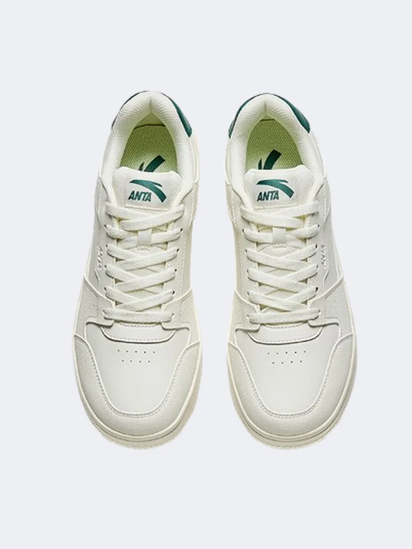 Anta X Game Classic Men Lifestyle Sneakers Beige/Green Mens Urban Style Comfort Shoes