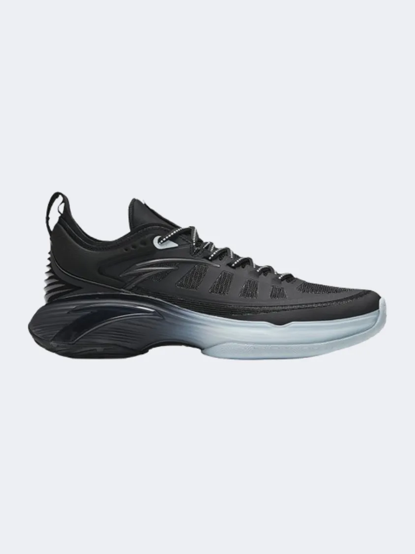 Anta Zup Retro Men Basketball Sneakers Black/Blue Essential mens casual shoes for comfort