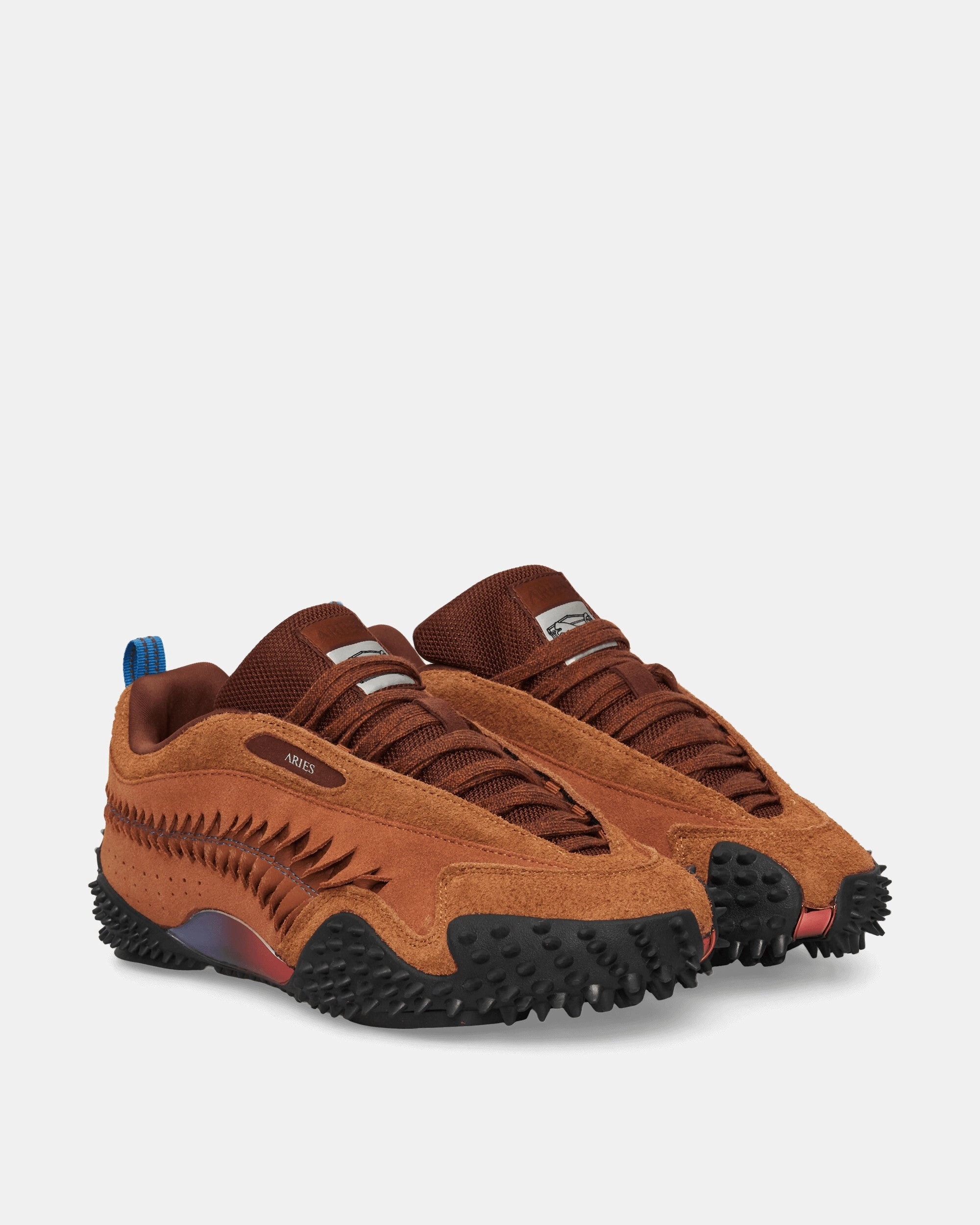ARIES Mostro Craft Sneakers Mahogany / Teak Modern Athletic Shoes