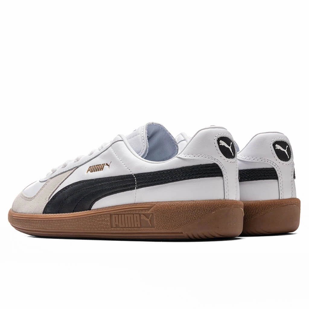 Army Trainer OG - White Puma Suede Street Sneakers