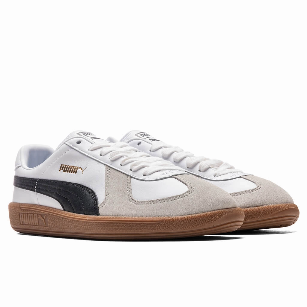 Army Trainer OG - White Puma Suede Street Sneakers