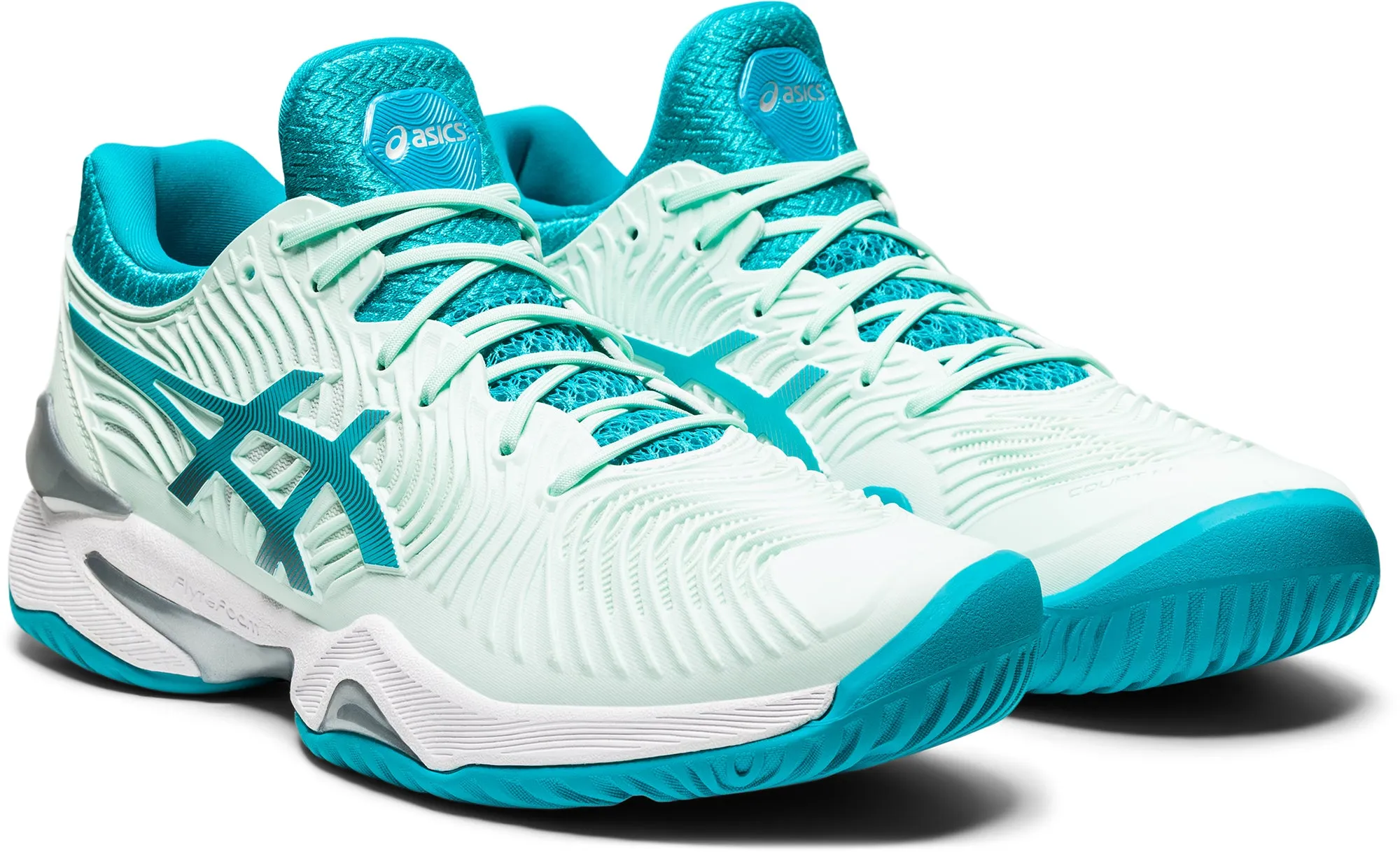 Asics Court FF 2 Womens Tennis Shoes - Green Performance Shoes