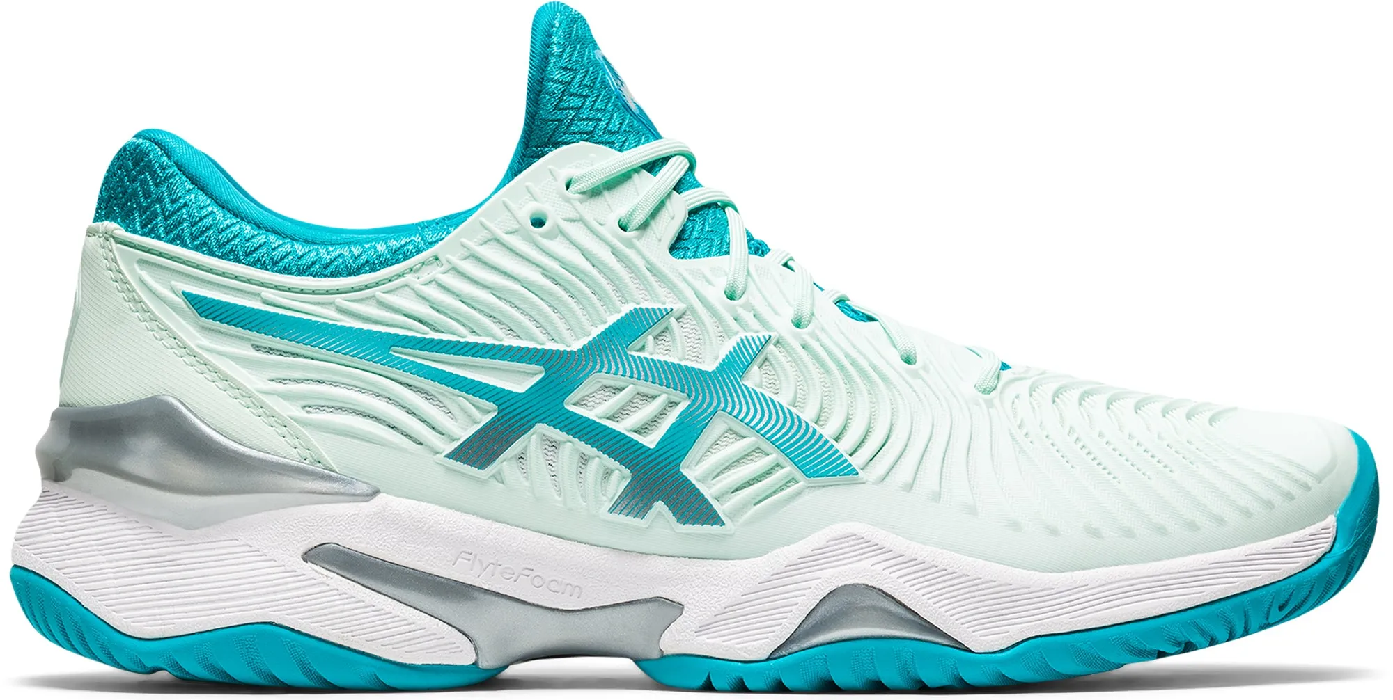 Asics Court FF 2 Womens Tennis Shoes - Green Asics athletic footwear for training sessions