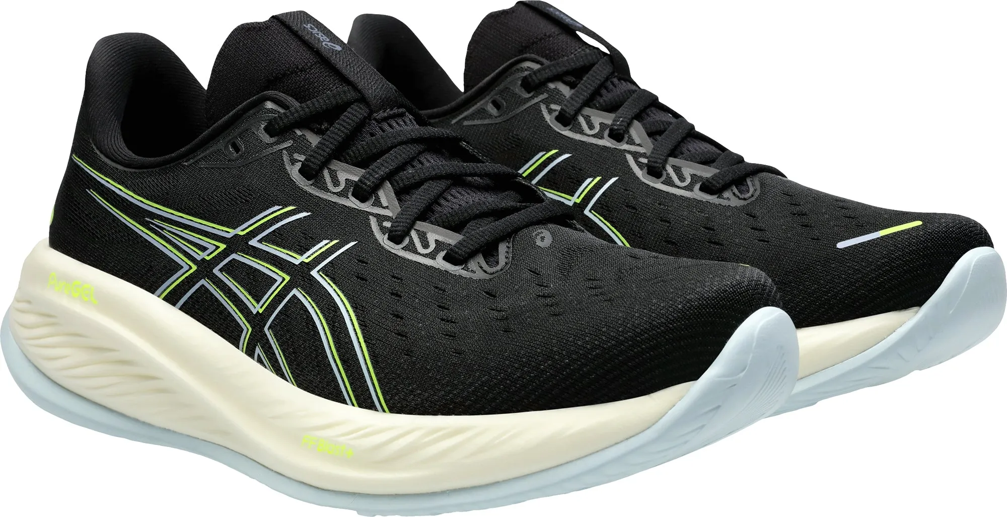 Asics Cumulus 26 Mens Running Shoes - Black Cushioned Daily Runners
