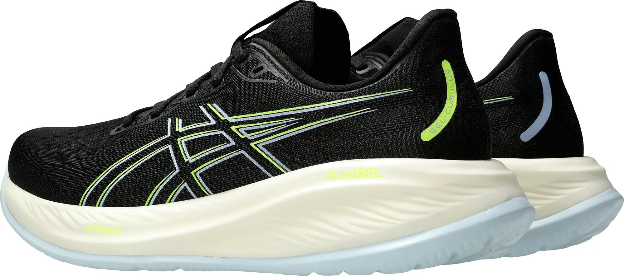 Asics Cumulus 26 Mens Running Shoes - Black Cushioned Daily Runners