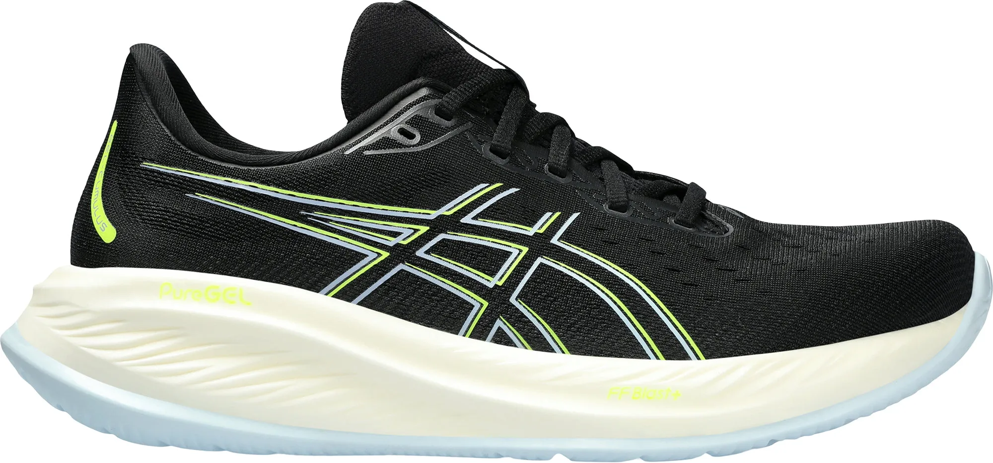 Asics Cumulus 26 Mens Running Shoes - Black Asics Gel Cumulus design