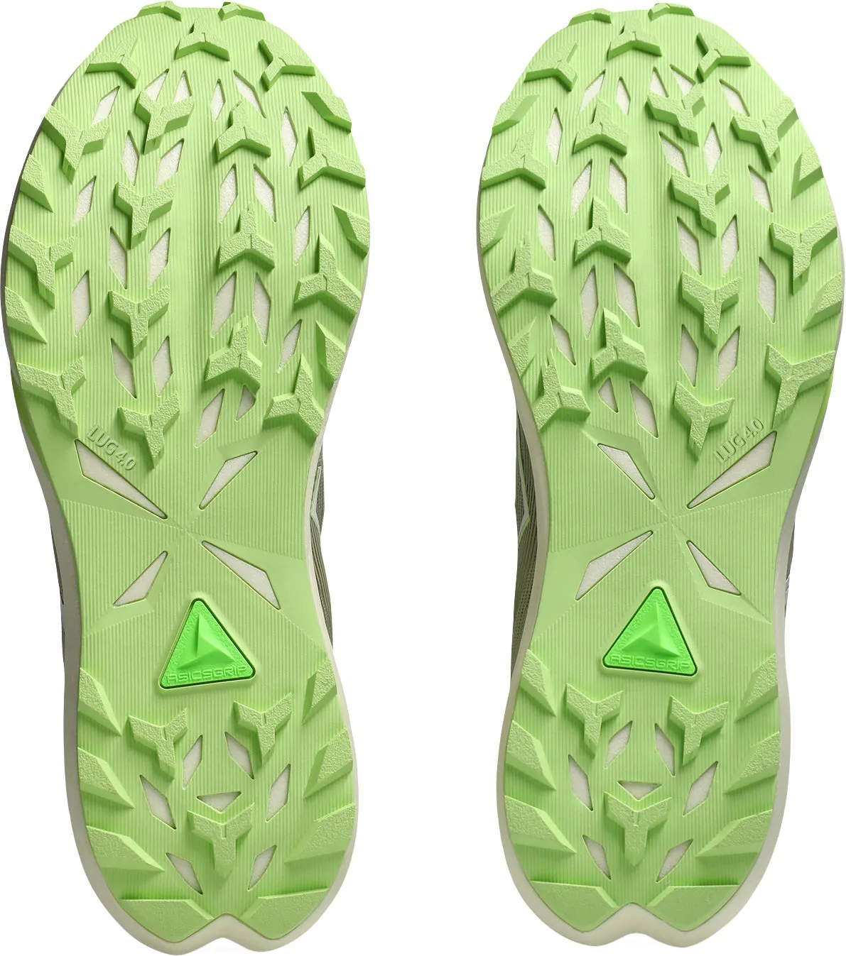 Asics Fuji Lite 6 Mens Trail Running Shoes - Green Flexible Athletic Fit