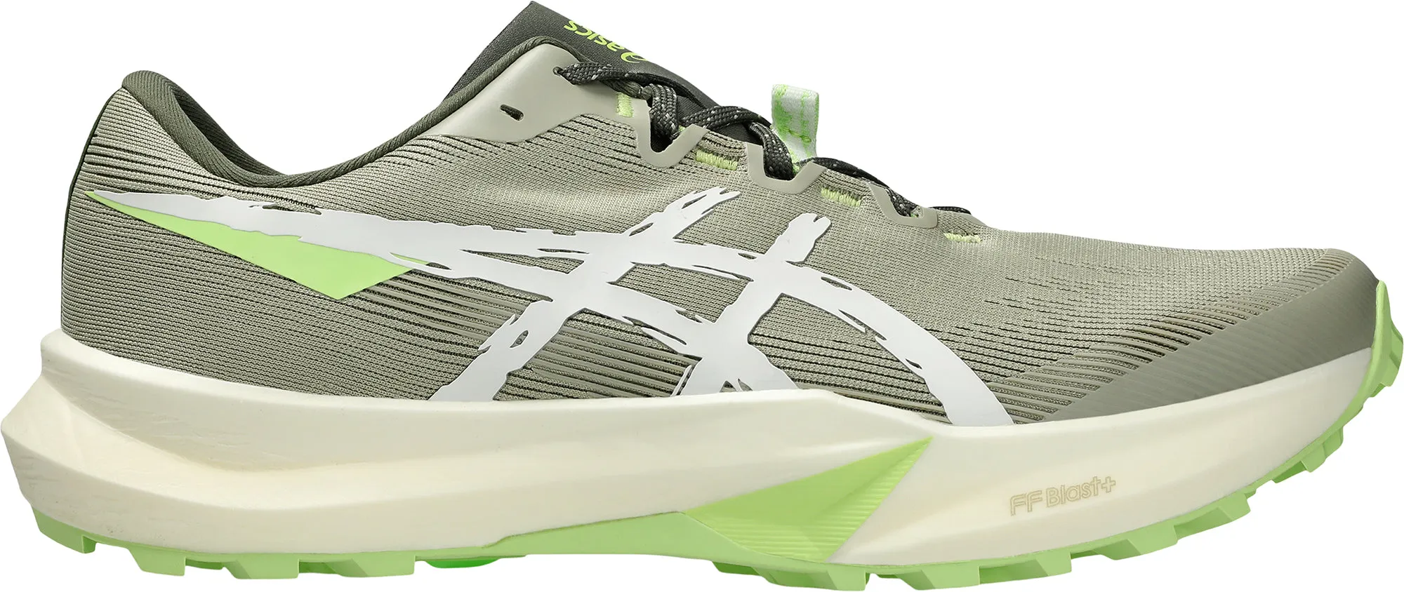 Asics Fuji Lite 6 Mens Trail Running Shoes - Green Asics shoe varieties