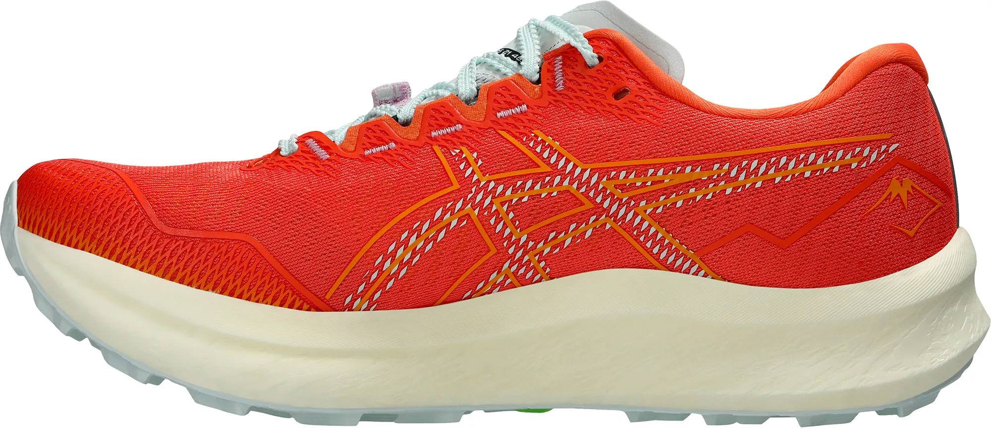 Asics FujiSpeed 3 Mens Trail Running Shoes - Red Flexible Athletic Fit