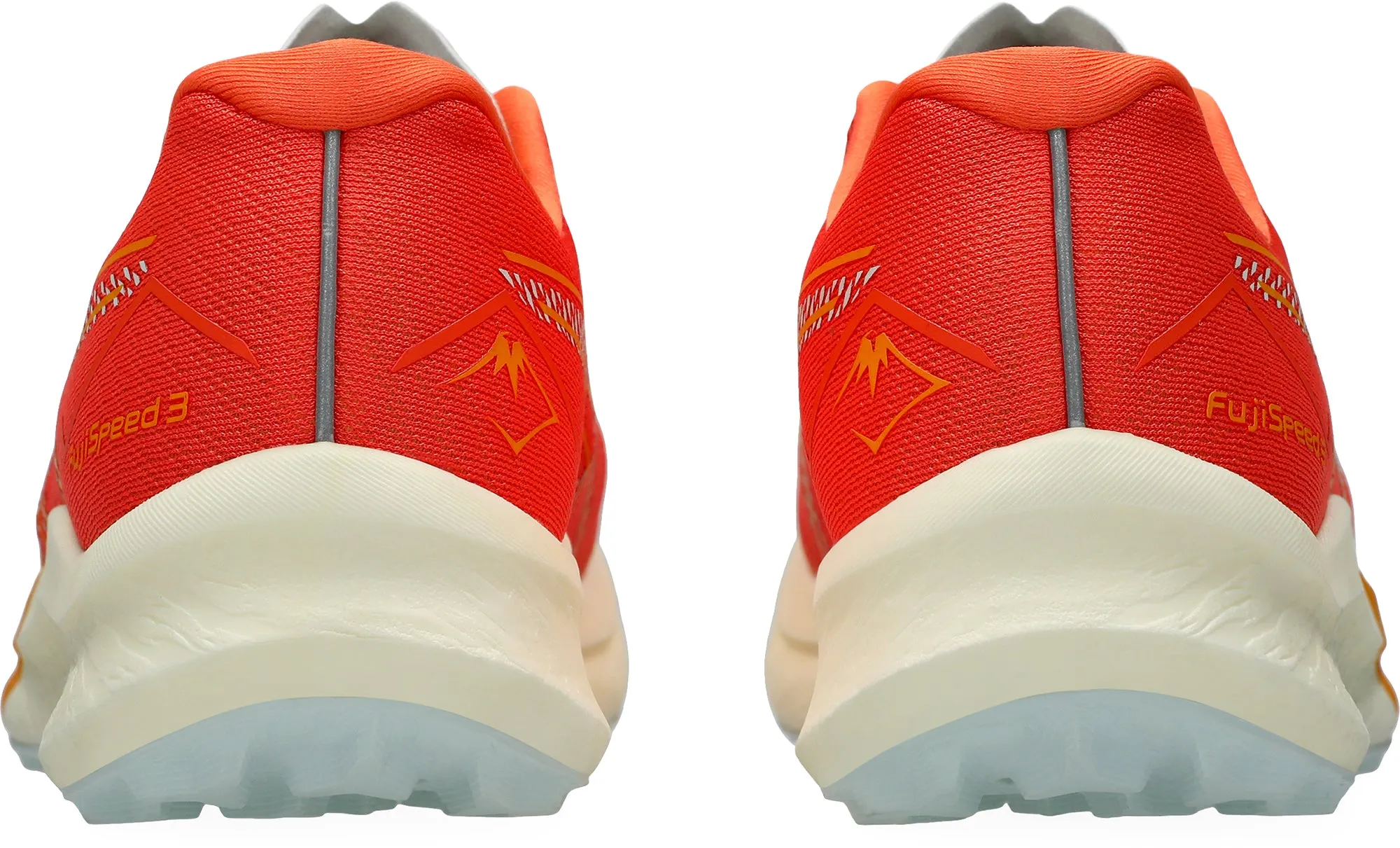 Asics FujiSpeed 3 Mens Trail Running Shoes - Red Flexible Athletic Fit