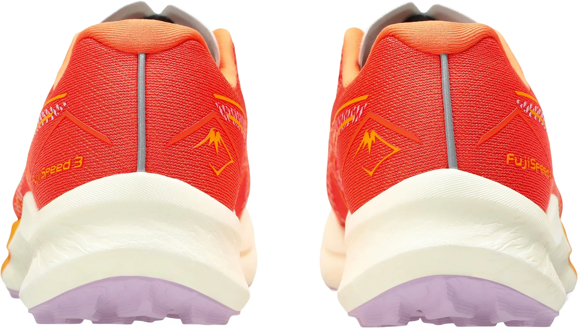 Asics FujiSpeed 3 Womens Trail Running Shoes - Orange Flexible Athletic Fit