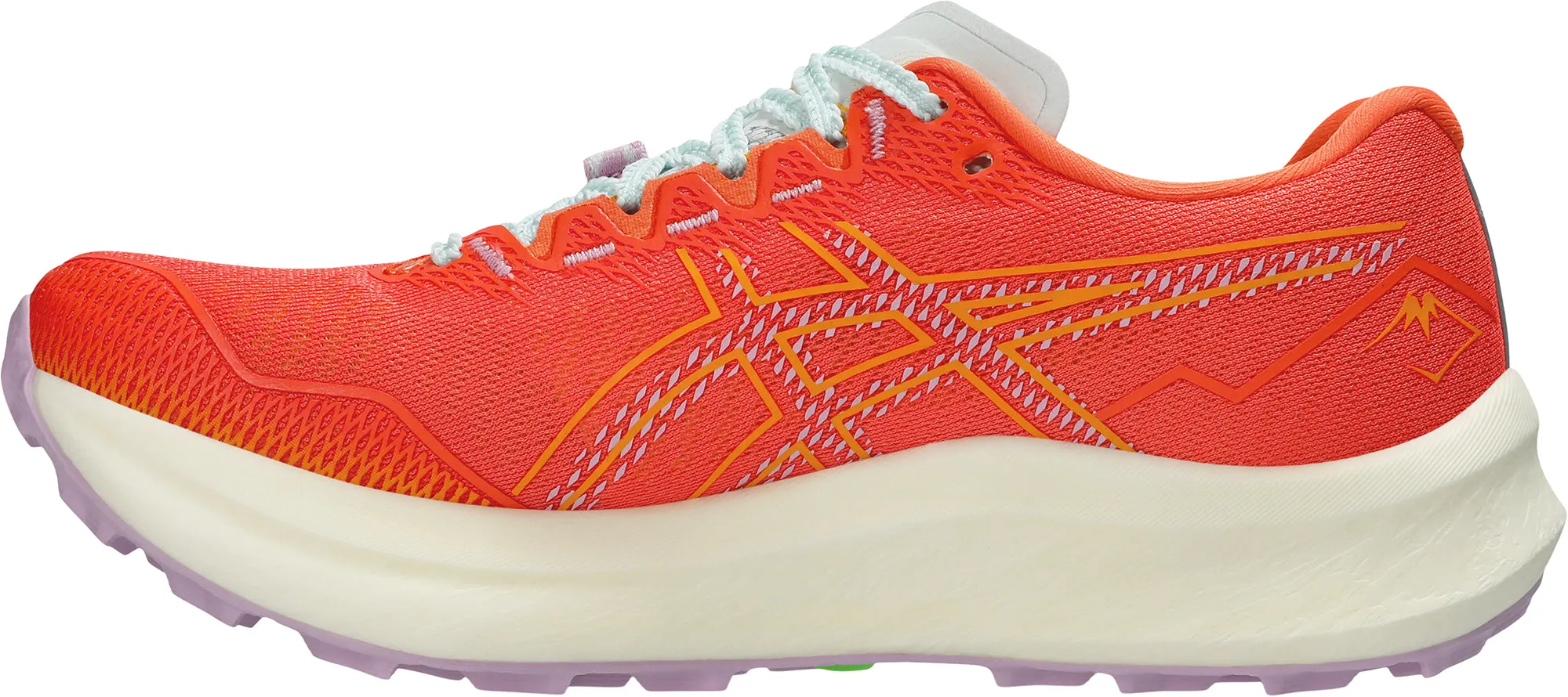 Asics FujiSpeed 3 Womens Trail Running Shoes - Orange Flexible Athletic Fit