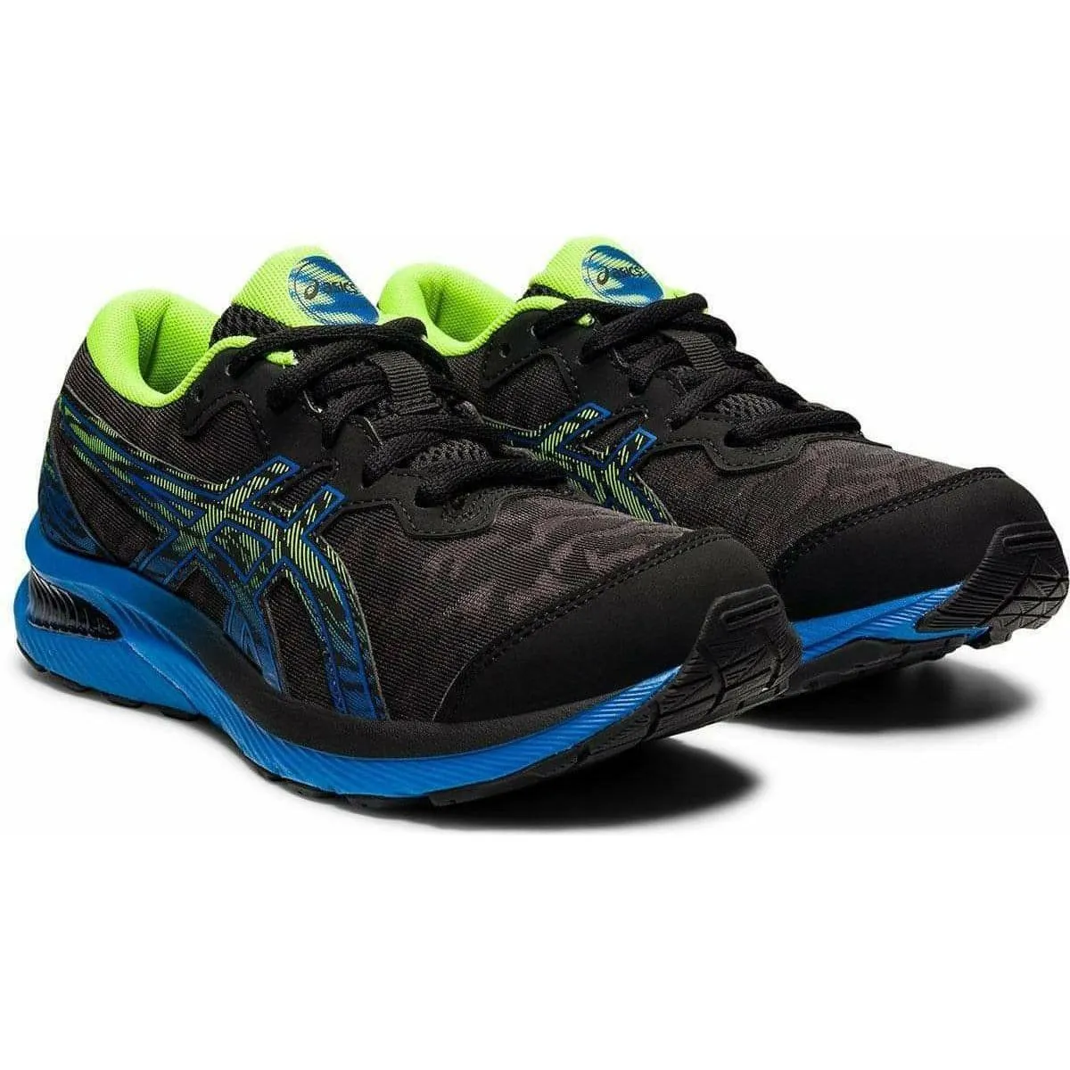 Asics Gel Cumulus 23 GS Junior Running Shoes - Black Cushioned Daily Runners
