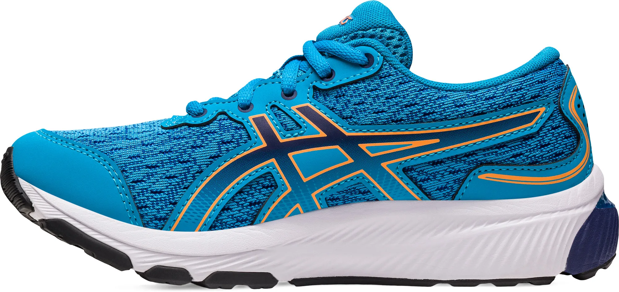 Asics Gel Cumulus 24 GS Junior Running Shoes - Blue Cushioned Daily Runners