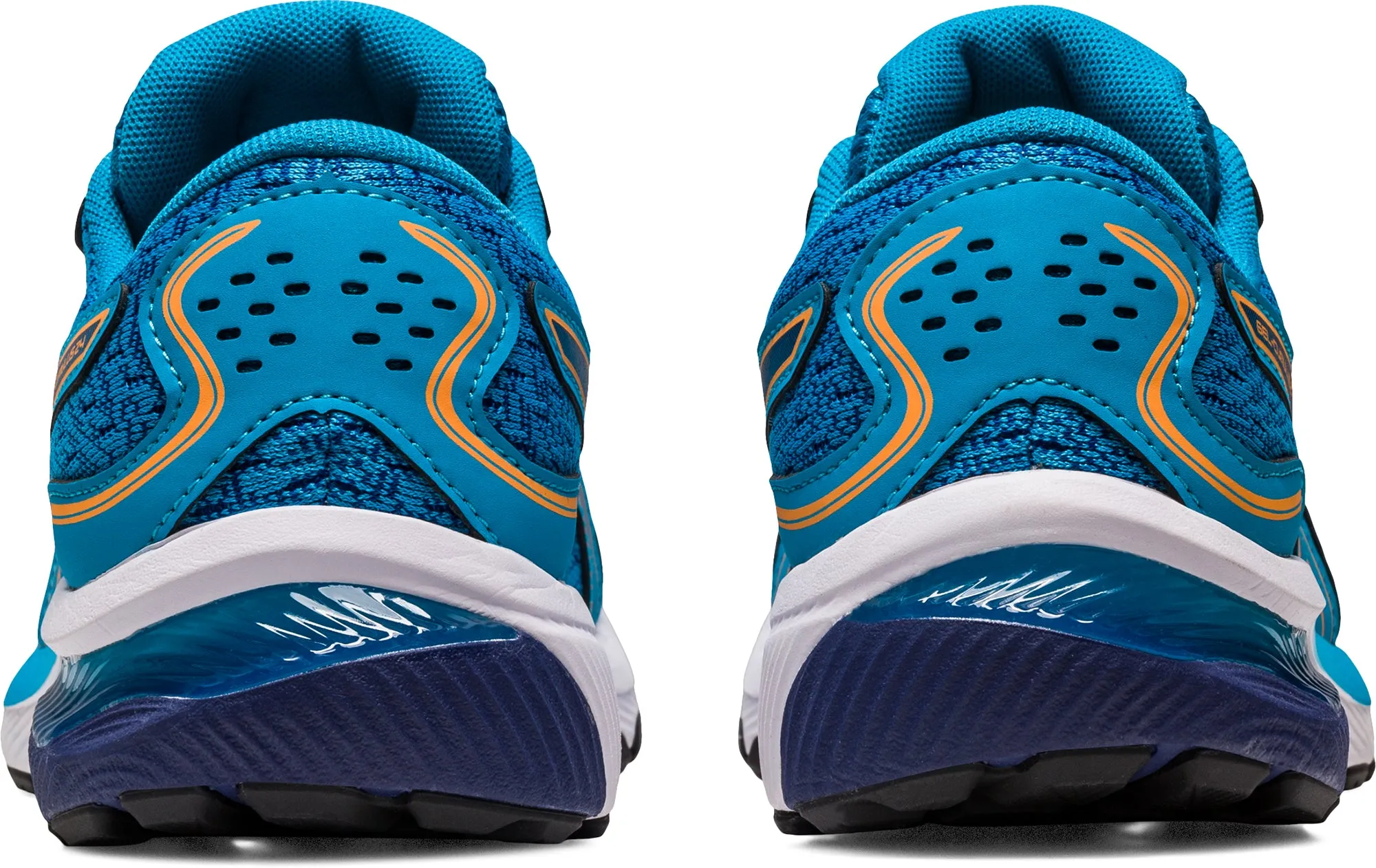 Asics Gel Cumulus 24 GS Junior Running Shoes - Blue Cushioned Daily Runners