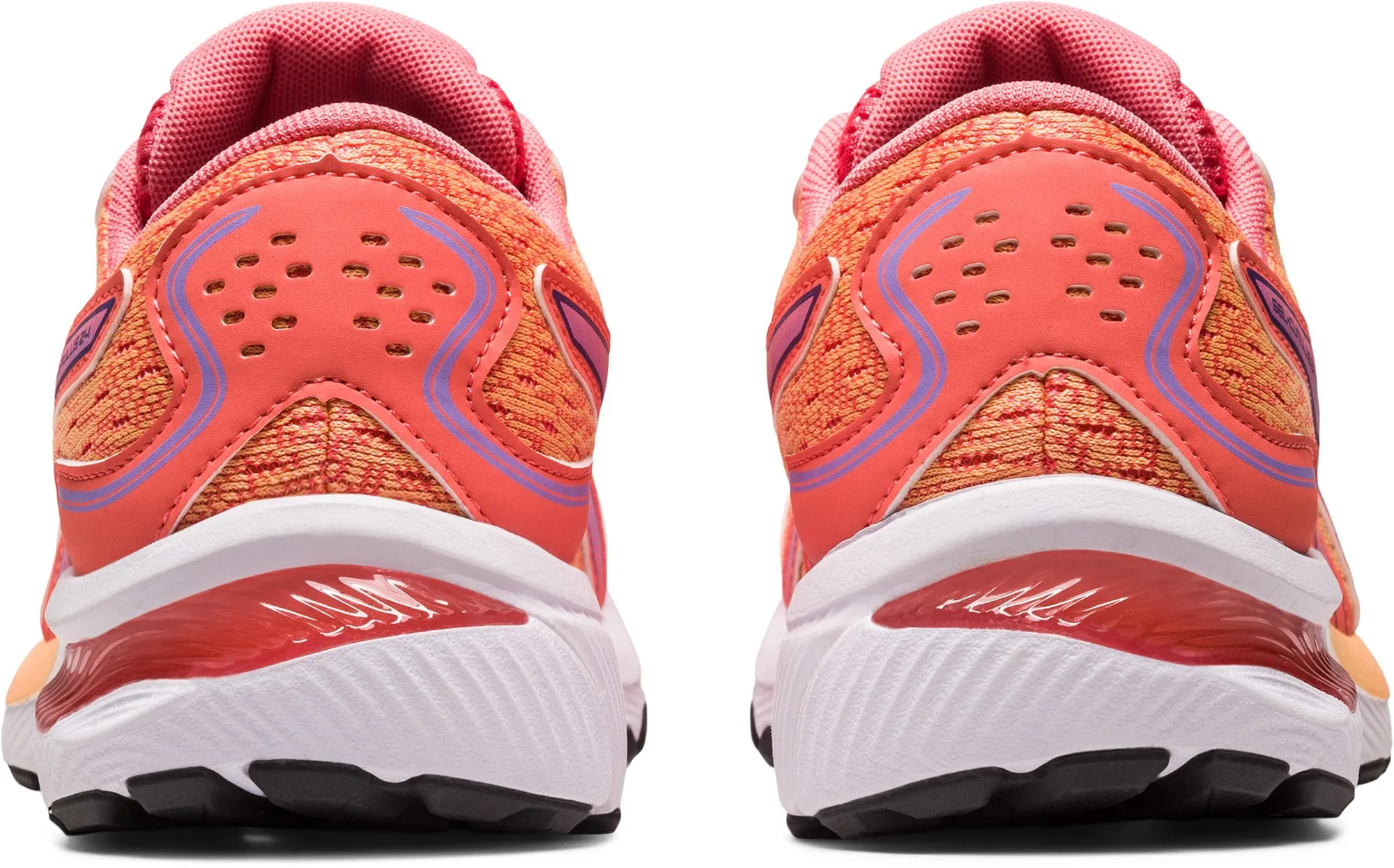 Asics Gel Cumulus 24 GS Junior Running Shoes - Orange Cushioned Daily Runners