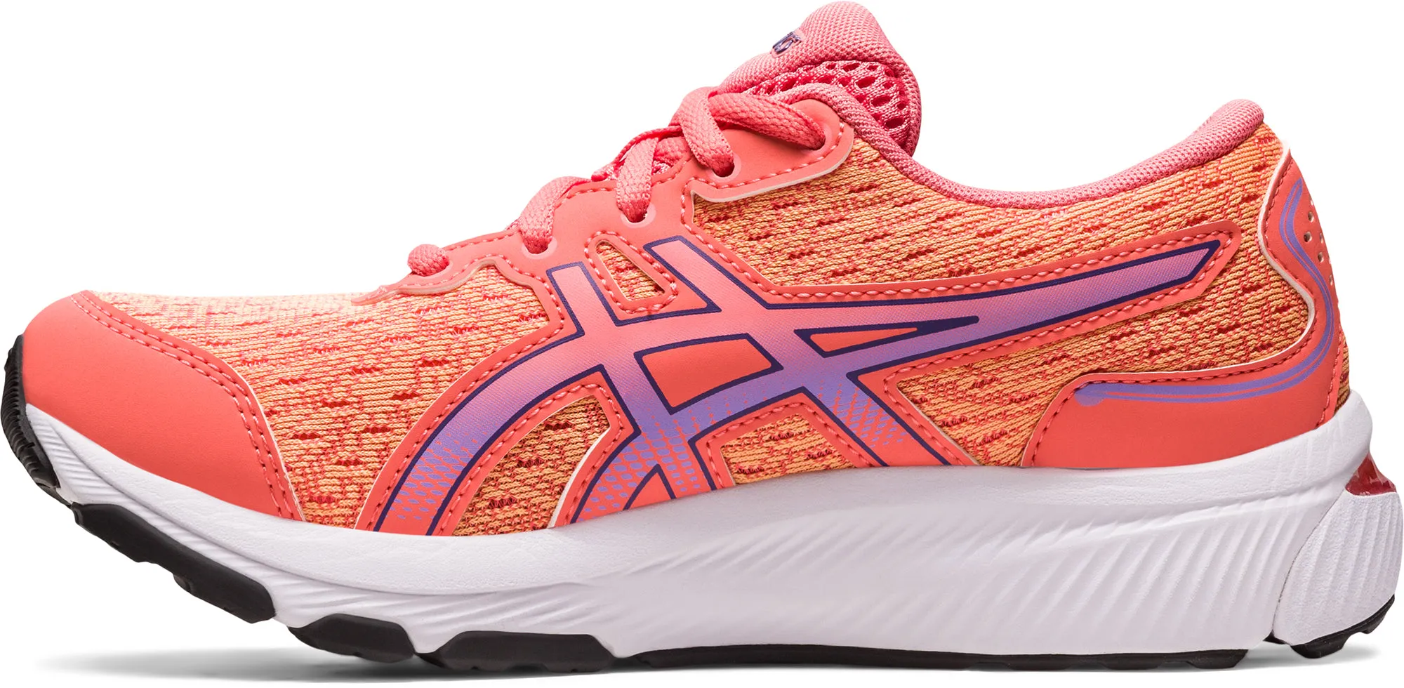 Asics Gel Cumulus 24 GS Junior Running Shoes - Orange Cushioned Daily Runners
