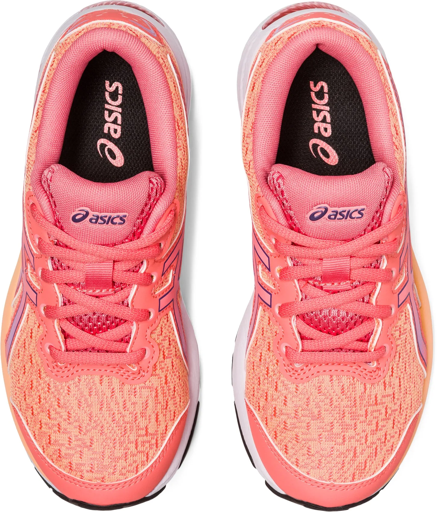 Asics Gel Cumulus 24 GS Junior Running Shoes - Orange Cushioned Daily Runners
