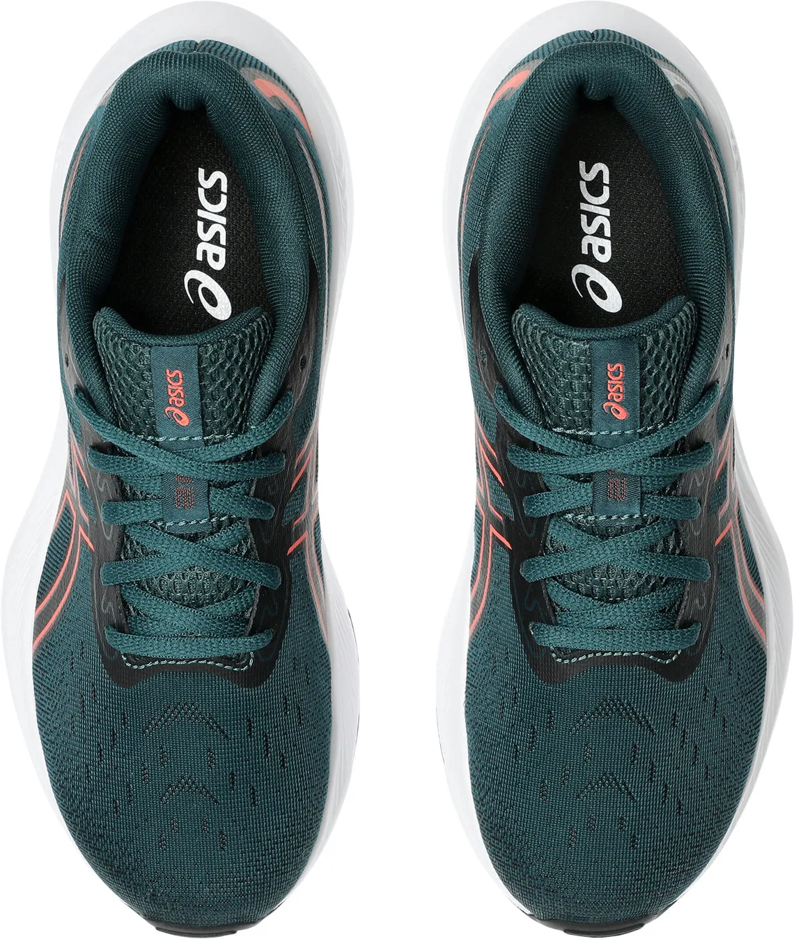 Asics Gel Cumulus 26 GS Junior Running Shoes - Green Cushioned Daily Runners