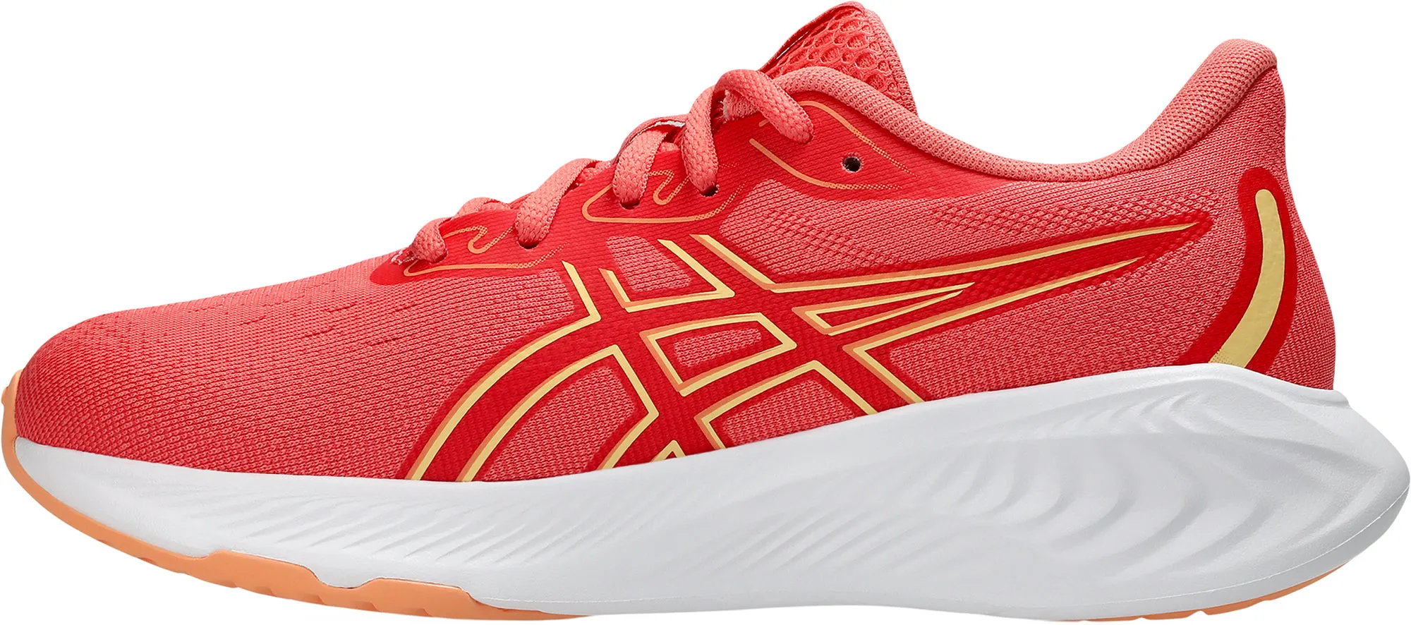 Asics Gel Cumulus 26 GS Junior Running Shoes - Orange Cushioned Daily Runners