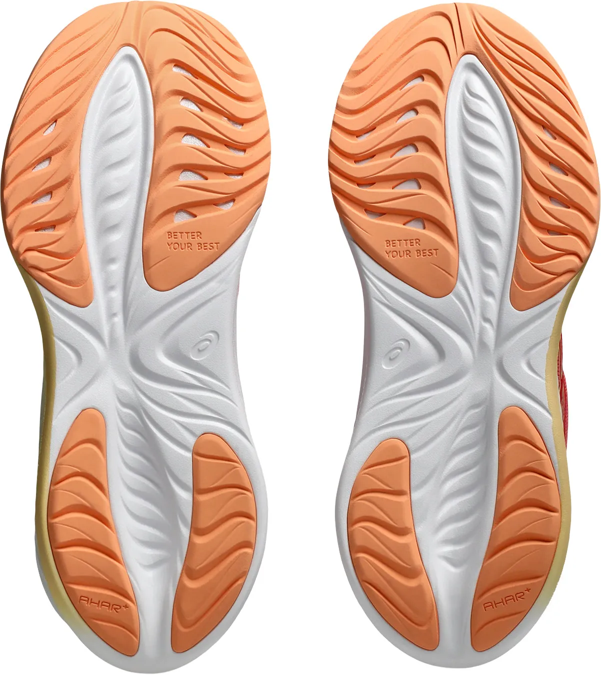 Asics Gel Cumulus 26 GS Junior Running Shoes - Orange Cushioned Daily Runners