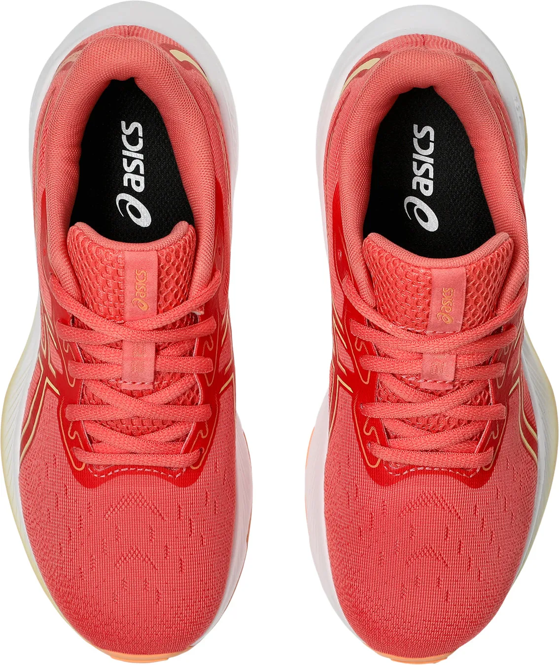 Asics Gel Cumulus 26 GS Junior Running Shoes - Orange Cushioned Daily Runners