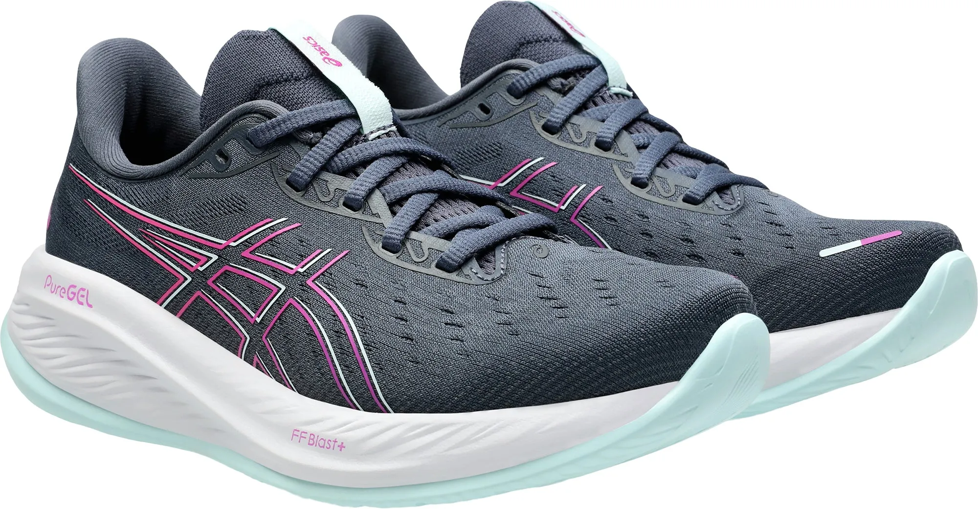 Asics Gel Cumulus 26 Womens Running Shoes - Grey Cushioned Daily Runners