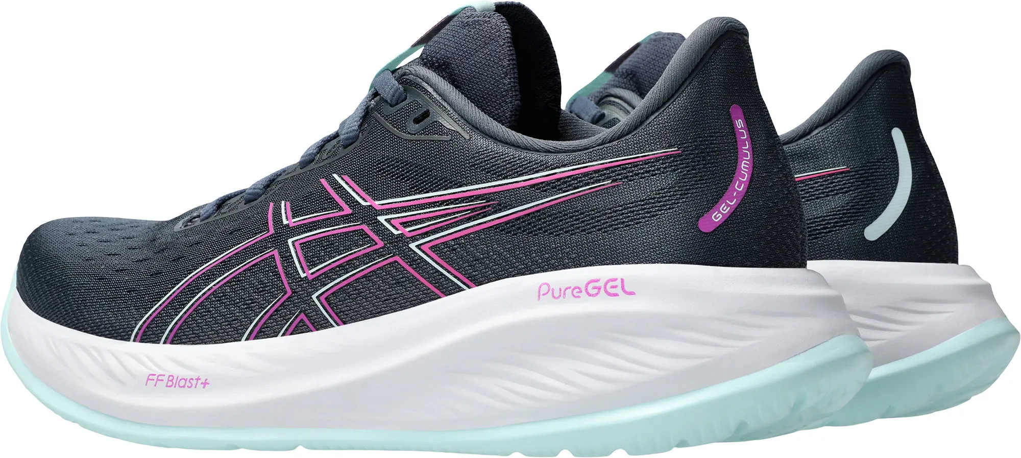 Asics Gel Cumulus 26 Womens Running Shoes - Grey Cushioned Daily Runners
