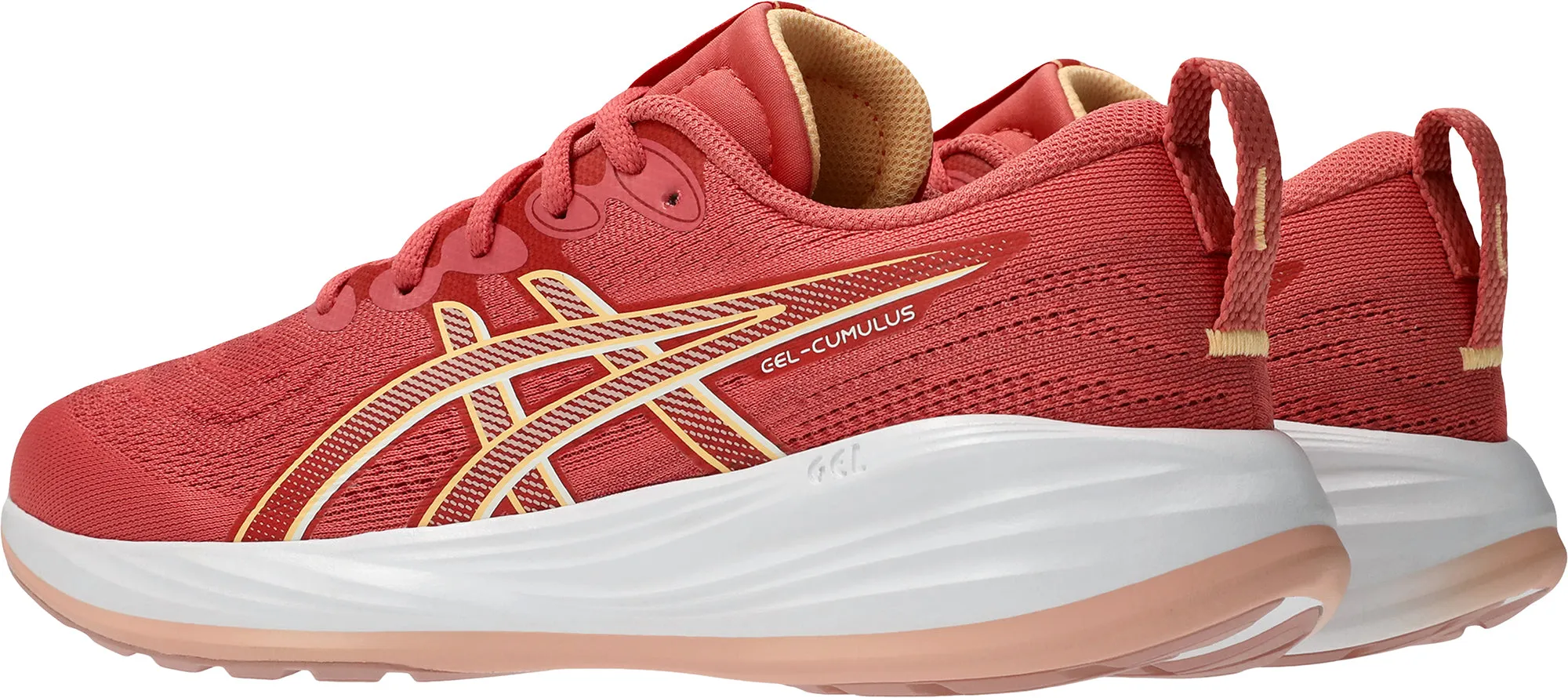 Asics Gel Cumulus 27 GS Junior Running Shoes - Pink Cushioned Daily Runners