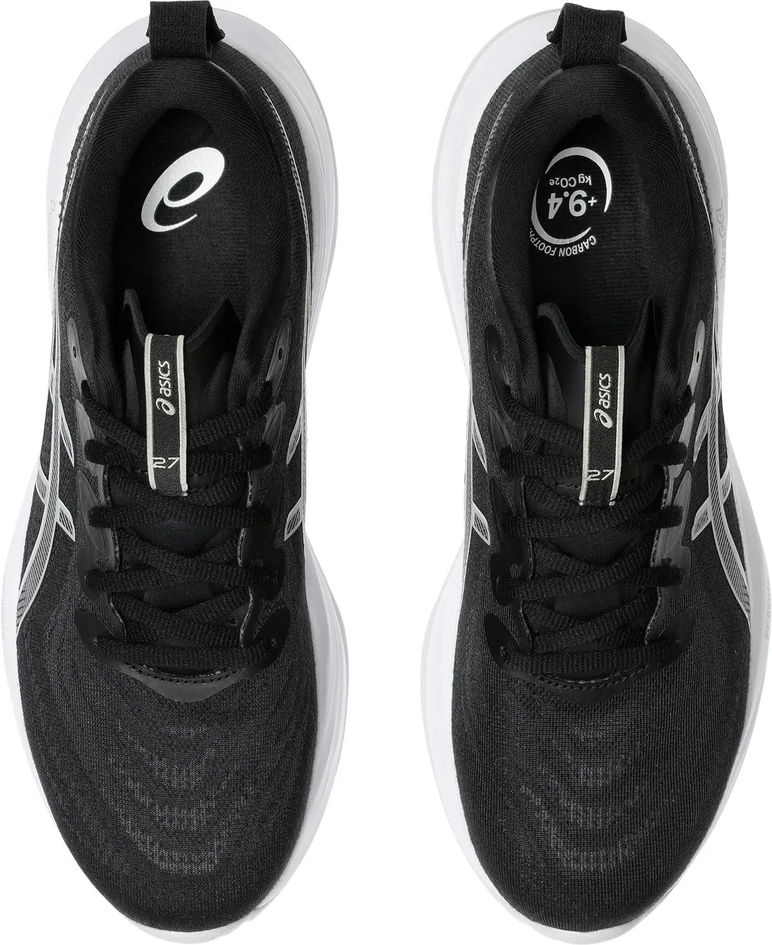 Asics Gel Cumulus 27 Mens Running Shoes - Black Flexible Athletic Fit