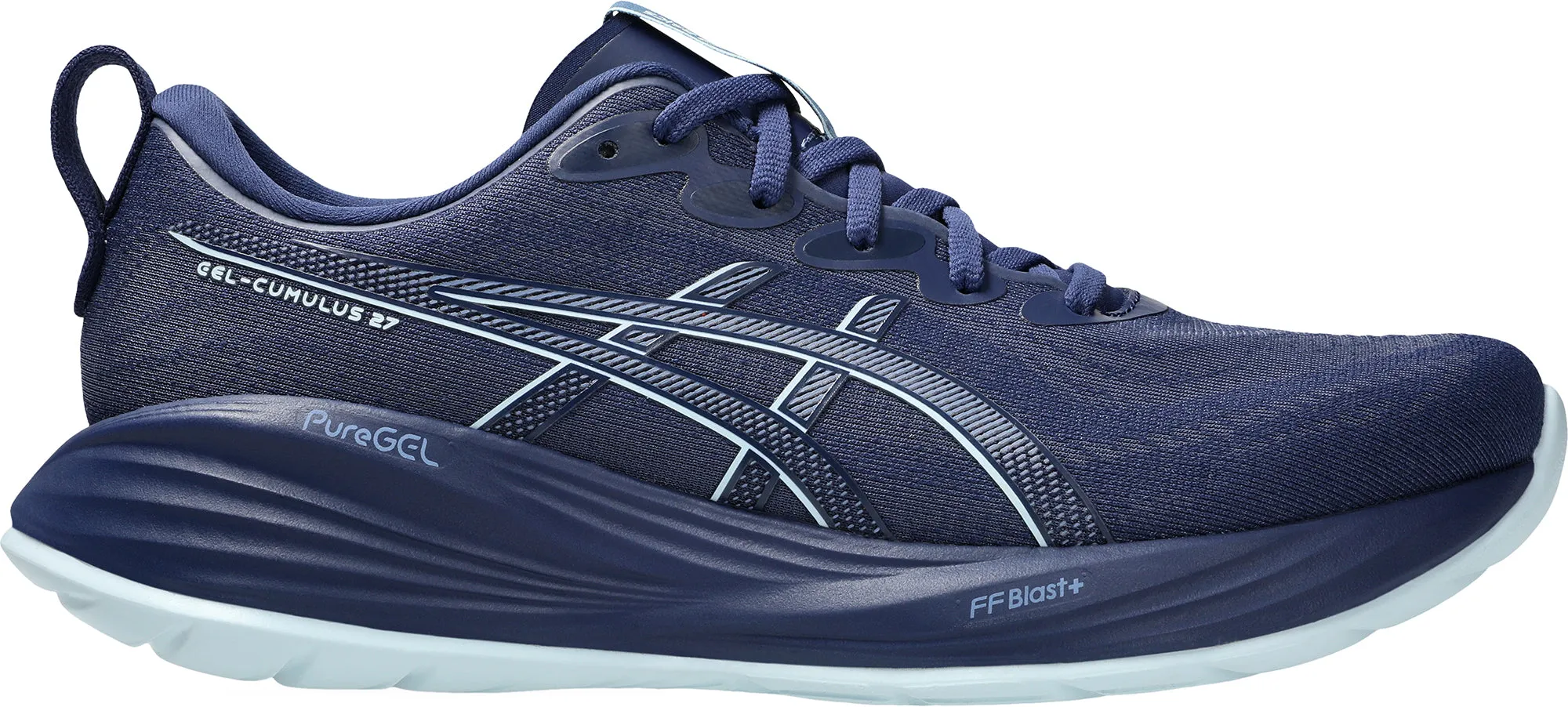 Asics Gel Cumulus 27 Mens Running Shoes - Blue Asics shoe varieties