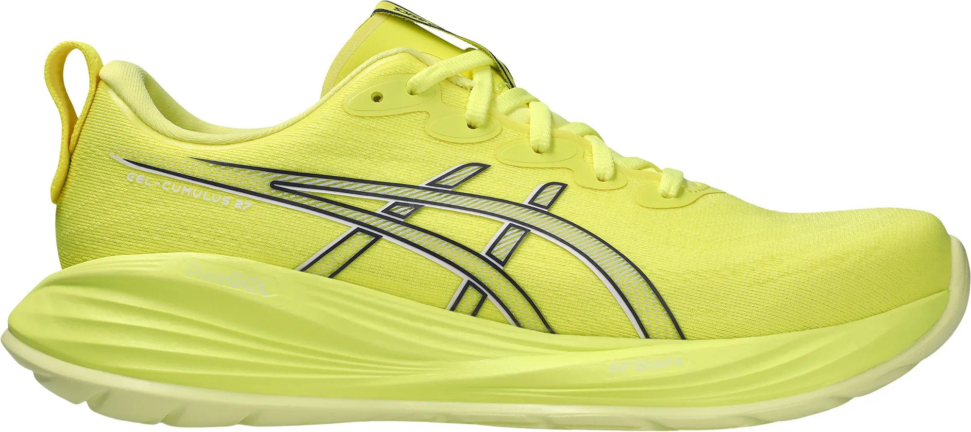 Asics Gel Cumulus 27 Mens Running Shoes - Yellow Asics Gel Cumulus design