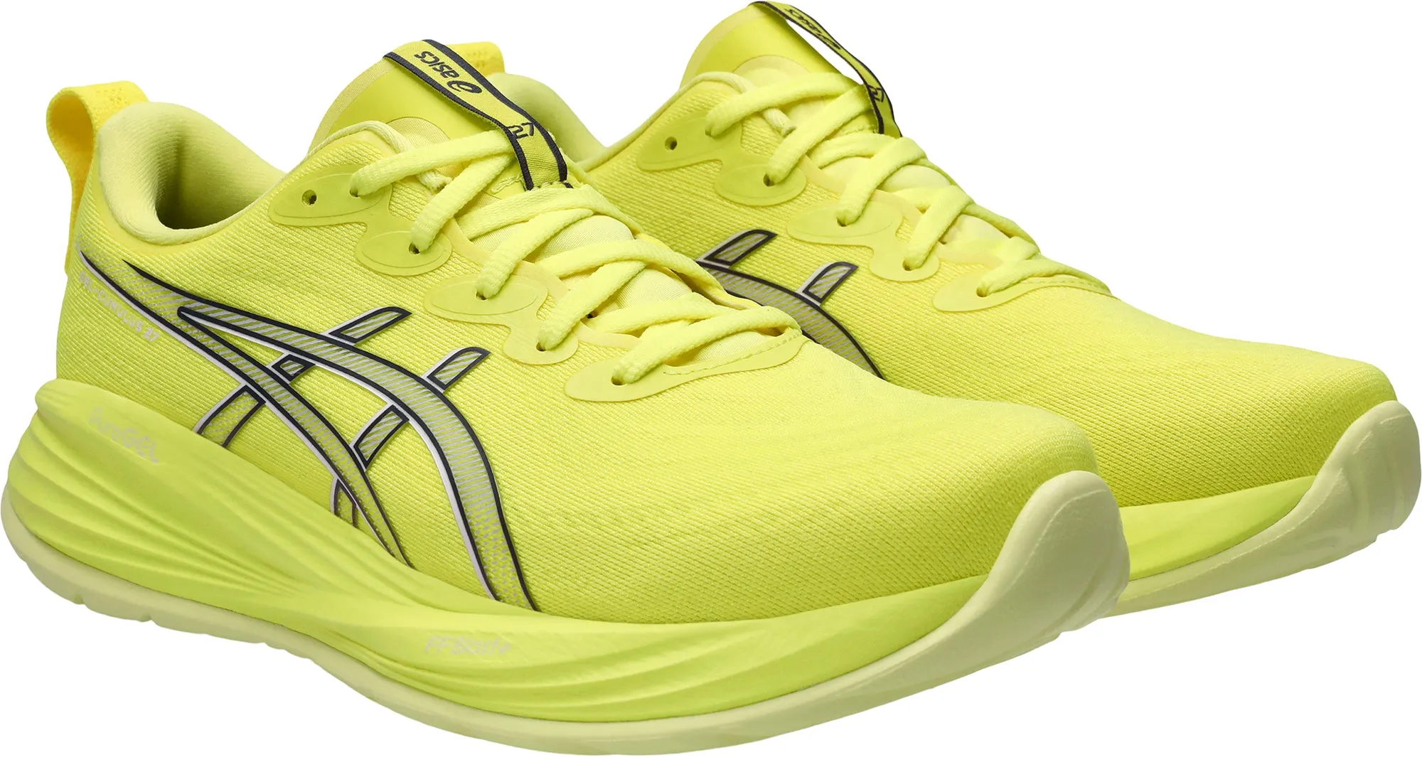 Asics Gel Cumulus 27 Mens Running Shoes - Yellow Cushioned Daily Runners