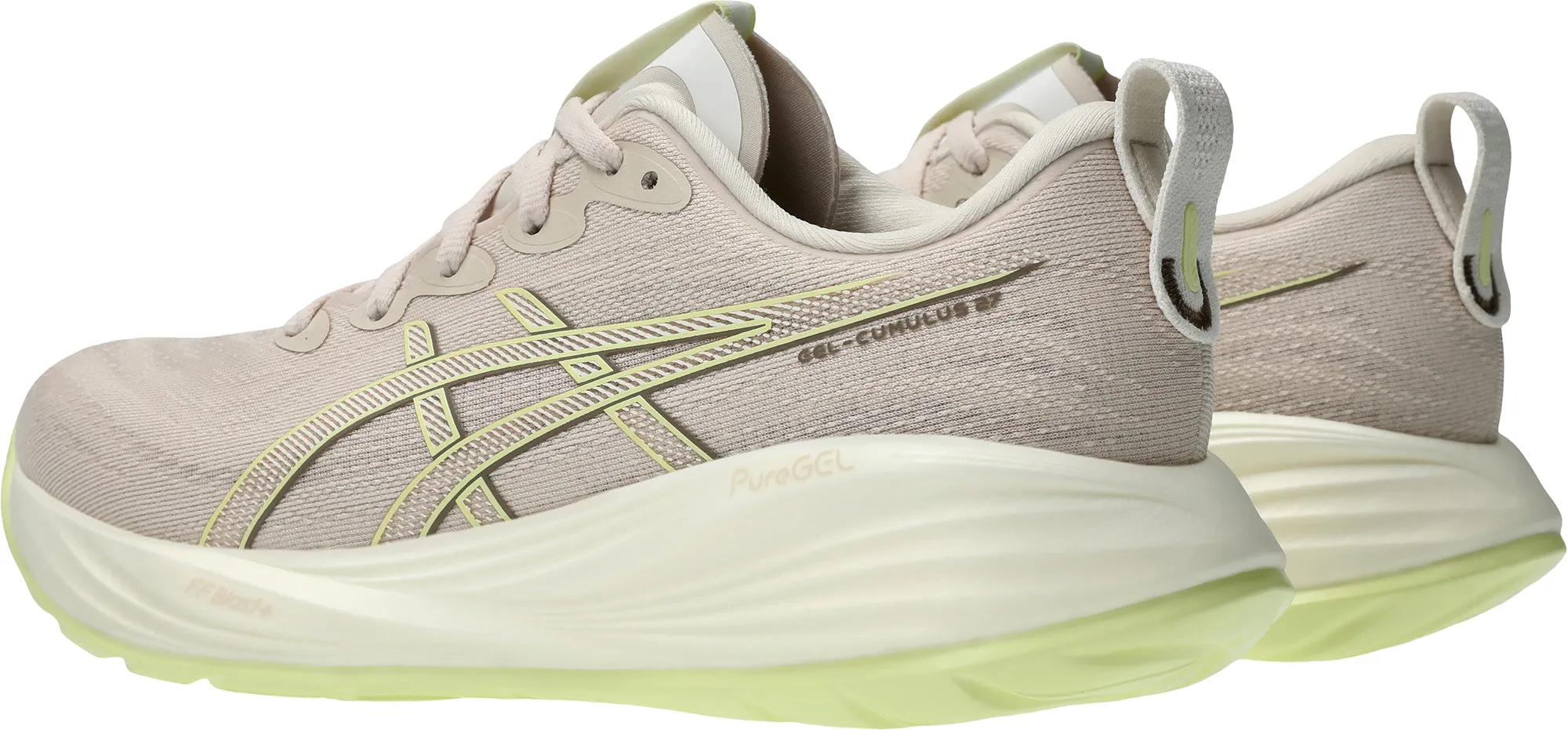 Asics Gel Cumulus 27 Womens Running Shoes - Beige Cushioned Daily Runners