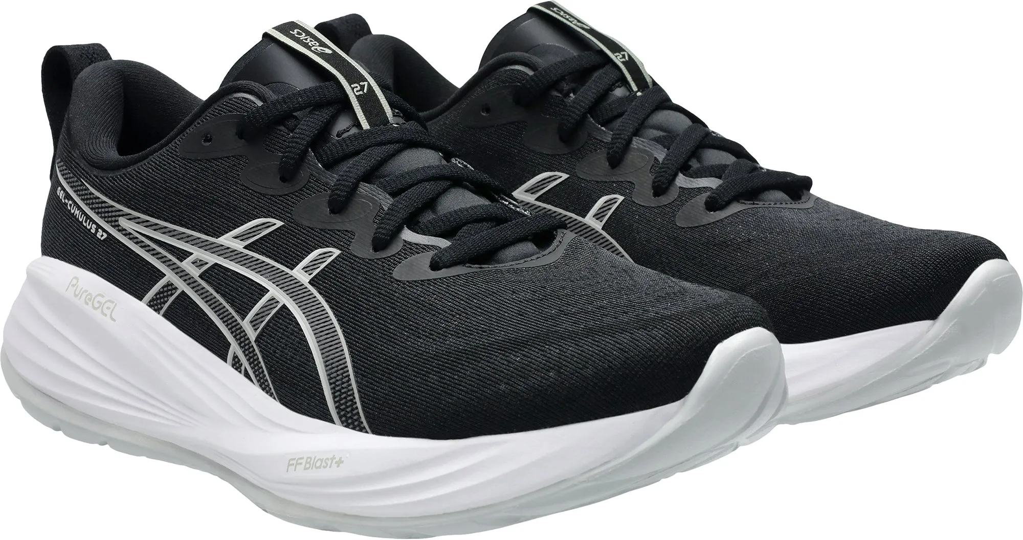 Asics Gel Cumulus 27 Womens Running Shoes - Black Cushioned Daily Runners