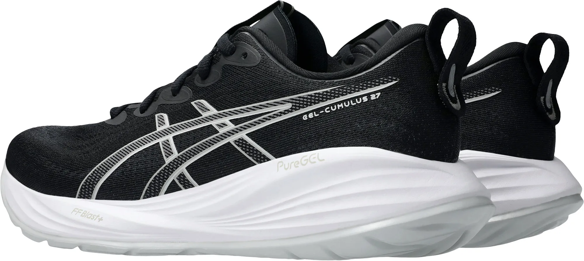 Asics Gel Cumulus 27 Womens Running Shoes - Black Cushioned Daily Runners