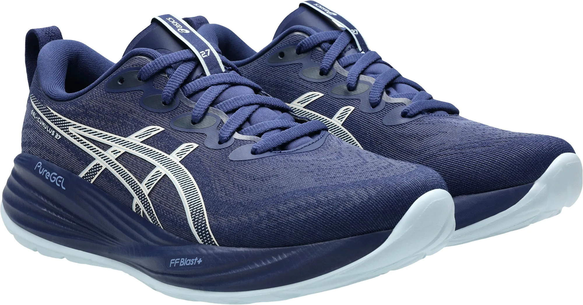 Asics Gel Cumulus 27 Womens Running Shoes - Blue Performance Shoes
