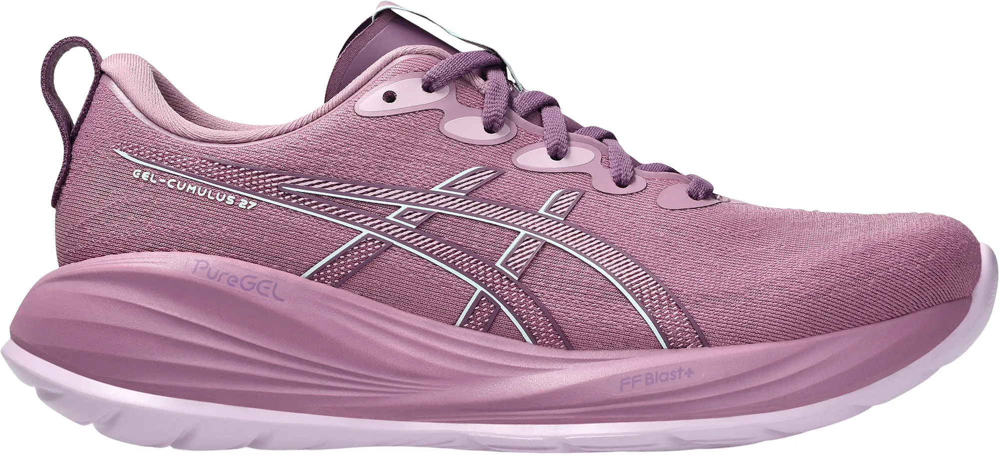 Asics Gel Cumulus 27 Womens Running Shoes - Purple Asics Gel Cumulus design