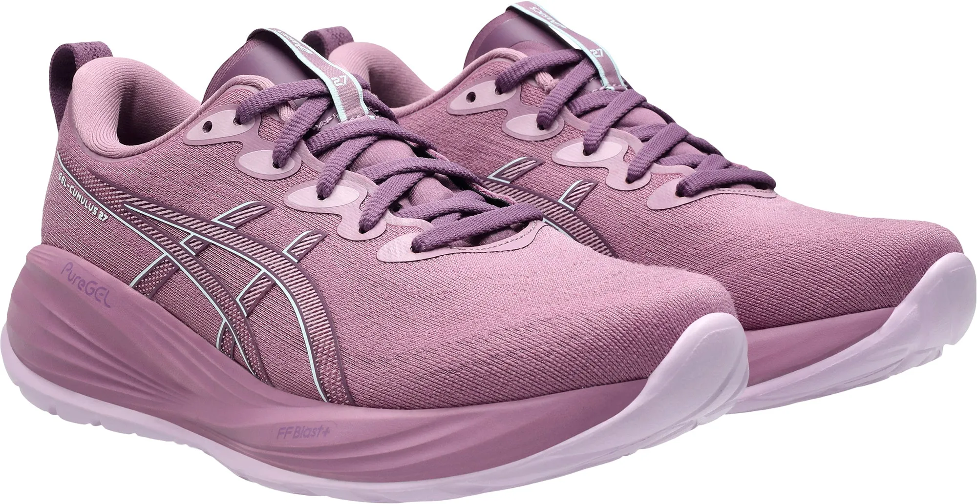 Asics Gel Cumulus 27 Womens Running Shoes - Purple Cushioned Daily Runners