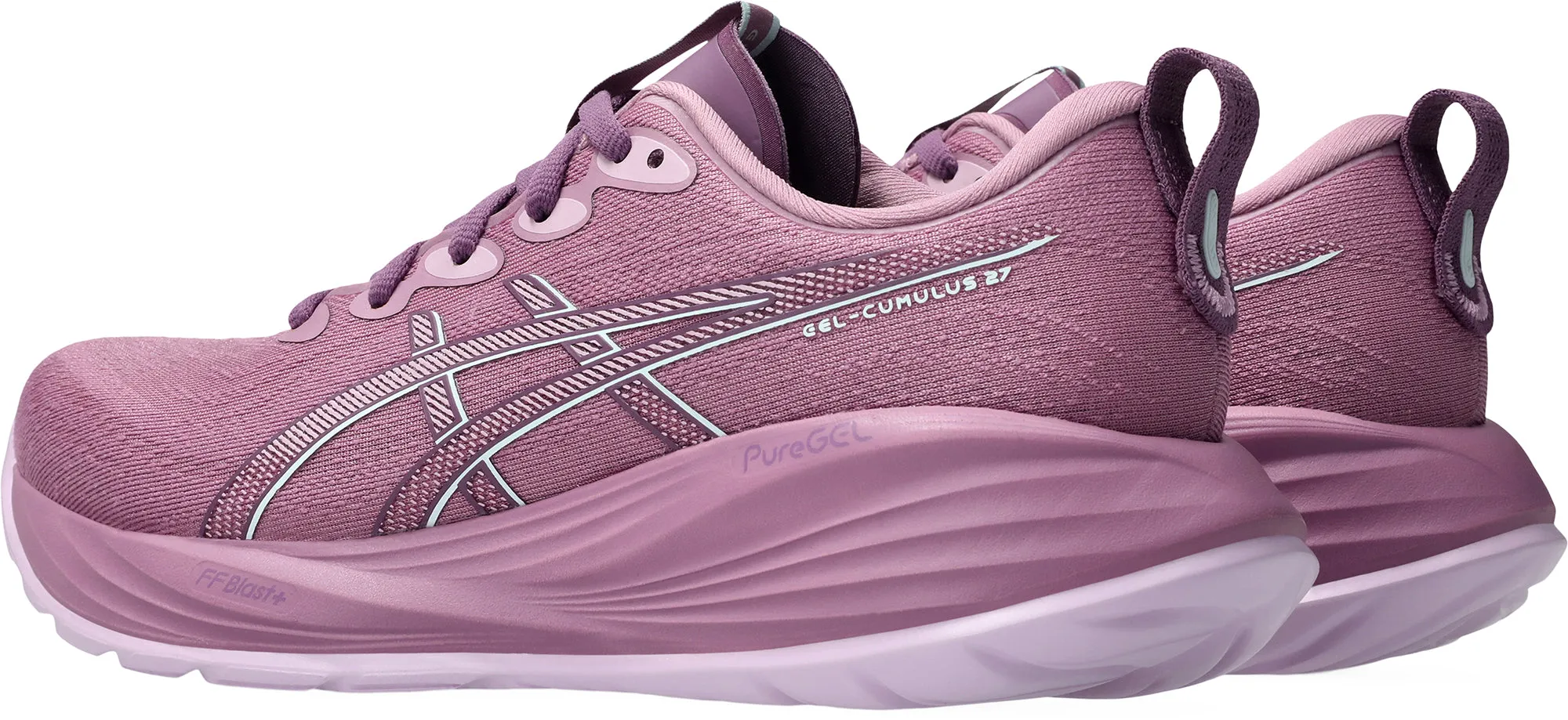 Asics Gel Cumulus 27 Womens Running Shoes - Purple Flexible Athletic Fit